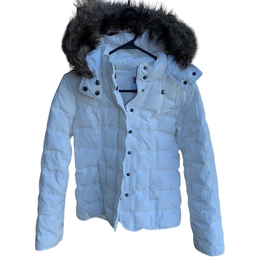 Gap Women’s XS Coat Faux Fur Hood